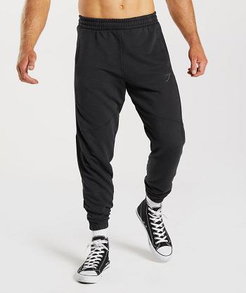 Gymshark Power Washed Mjukisbyxor Herr Svarta | SE 3315ZUT